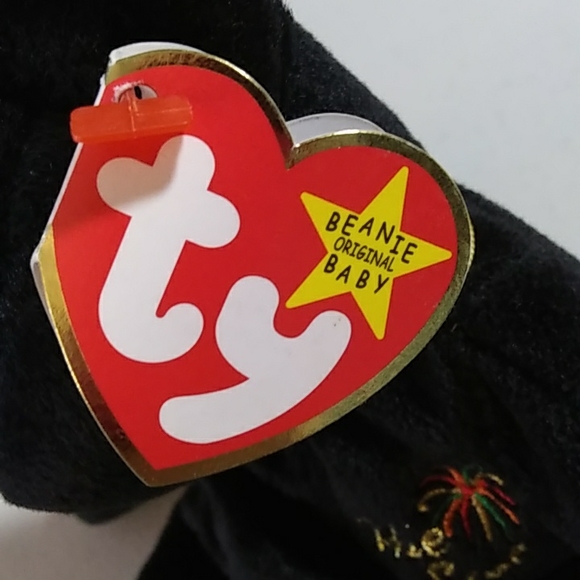 Rare 1999 "The End" Black Beanie babies collection. NWT - Picture 9 of 12